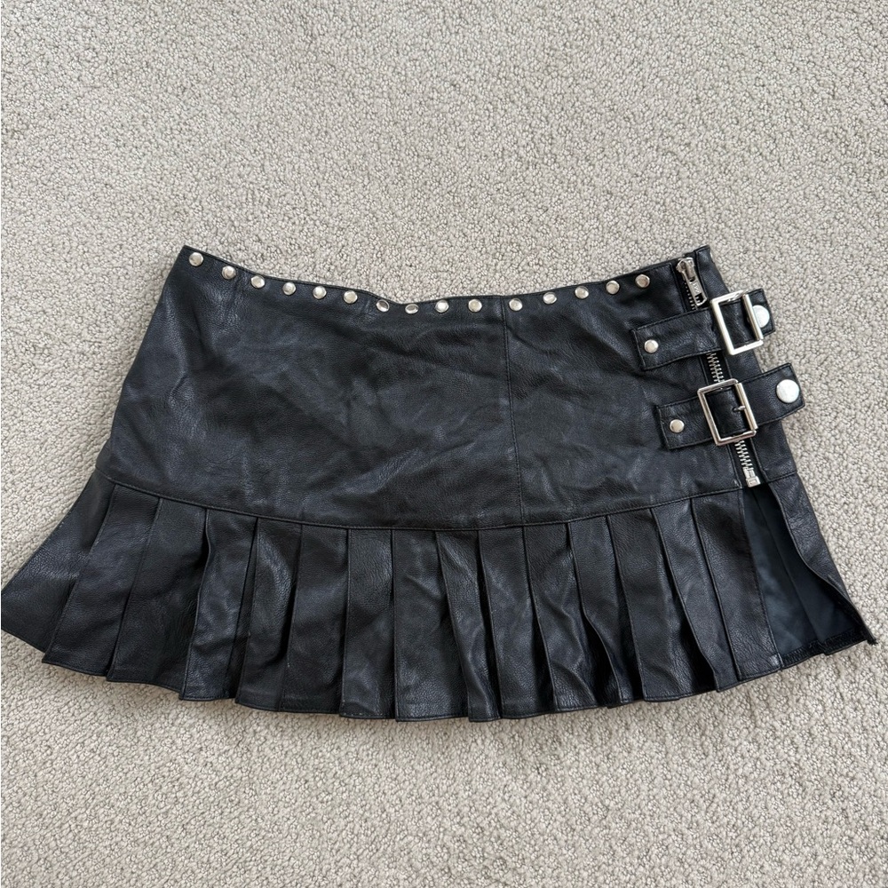 IAmGia faux leather micro mini skirt